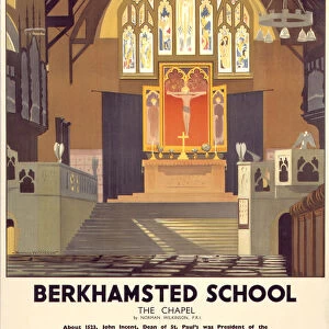 Berkhamsted School, LMS poster, 1937