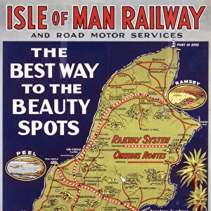 The Best Way to the Beauty Spots, IMR poster, 1938