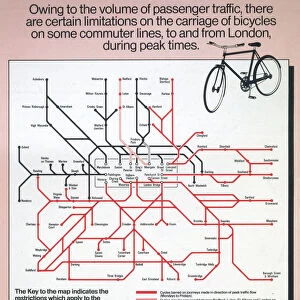 Bikes on Trains in the London Commuter Are