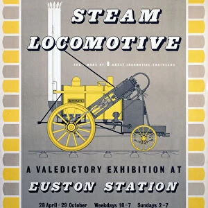 BR poster. Steam Locomotive - A Valedictor