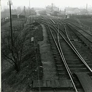 Braintree Station, about 1911, looking west. Main station building in the centre