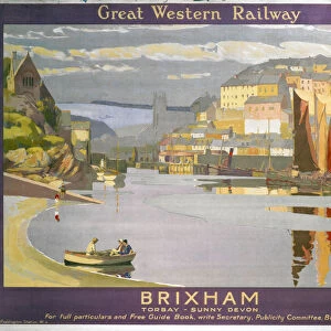 Brixham, GWR poster, 1923-1947