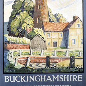 Buckinghamshire, LNER poster, 1932
