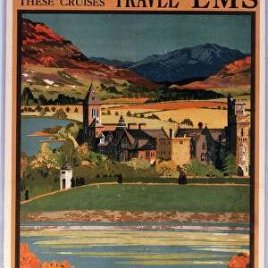 Caledonian Canal, MacBrayne / LMS poster, c 1930s