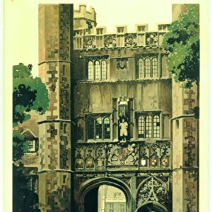 Cambridge - Trinity College, LNER poster, 1923-1947