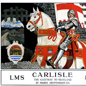 Carlisle, the Gateway to Scotland, LMS poster, 1924