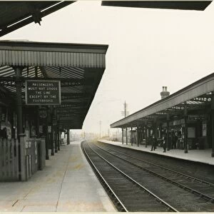 Clitheroe Station, Lancashire & Yorkshire Railway, May 1912
