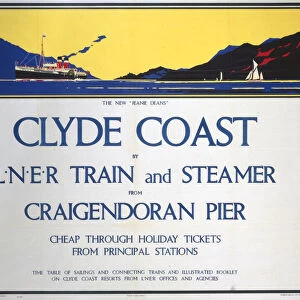 Clyde Coast, LNER poster, 1935