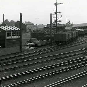 Coote & Warrens coal depot at the south end of the station on the down side