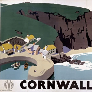 Cornwall, GWR poster, 1923-1947