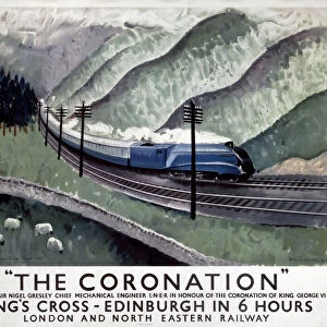 The Coronation, LNER poster, 1937