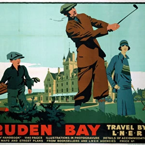 Cruden Bay, LNER poster, c 1930s