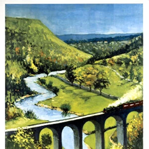 Derbyshire, BR (LMR) poster, 1948-1965