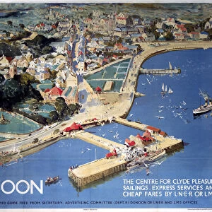 Dunoon, LNER poster, 1923-1947