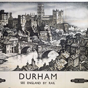 Durham, BR poster, after 1948