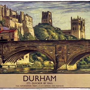 Durham, LNER poster, 1935