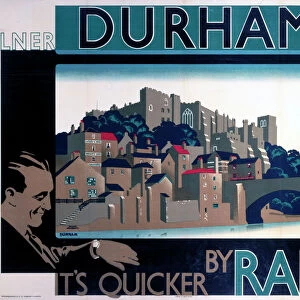 Durham, LNER poster, 1935