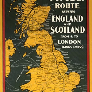 East Coast Route, GNR / NER / NBR poster, c 1900-1910