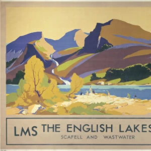 The English Lakes, LMS poster, c 1930s