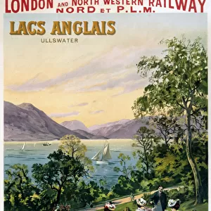 English Lakes, LNWR poster, c 1910