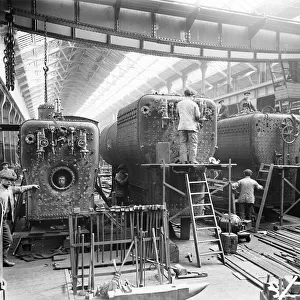 Erecting shop at Horwich works, Lancashire, August 1919