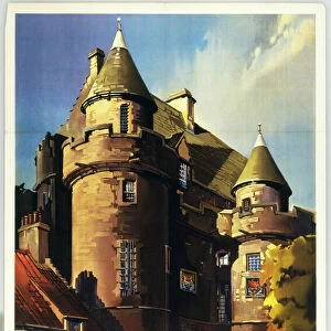 Falkland Palace, British Railways poster, c 1950s