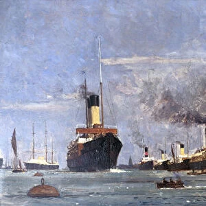 Ferries at Parkeston Quay, Harwich, c 1905-1923