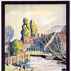 Flatford Mill, LNER poster, 1923-1947