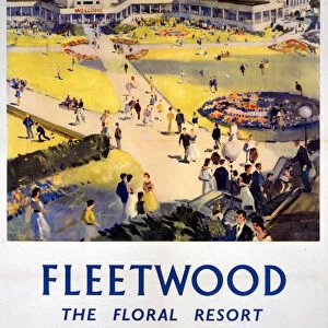 Fleetwood - The Floral Resort, BR (LMR) poster, 1948-1965
