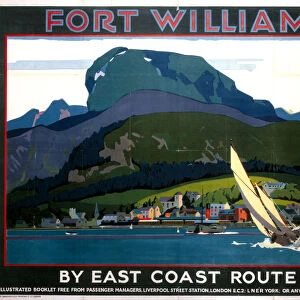 Fort William, LNER poster, 1923-1947