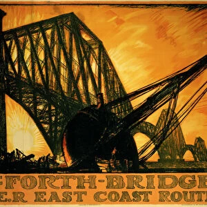 The Forth Bridge, LNER poster, 1923-1947