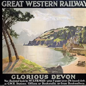 Glorious Devon, GWR poster, 1923-1947