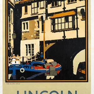 The Glory Hole, Lincoln, LNER poster, 1927