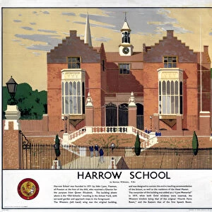 Harrow School, LMS poster, 1923-1947