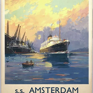 Harwich - Hook of Holland, British Railways poster, c 1950s