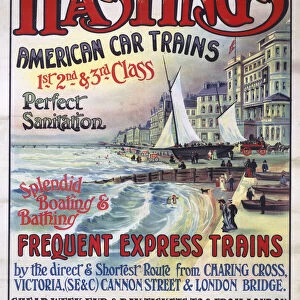 Hastings, SE&CR poster, 1905