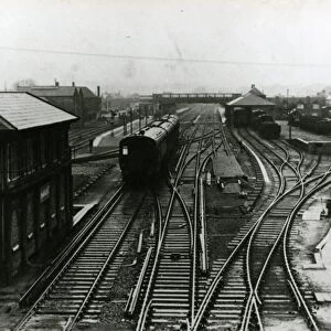 Havant station, London, Brighton & South Coast Railway, 1947