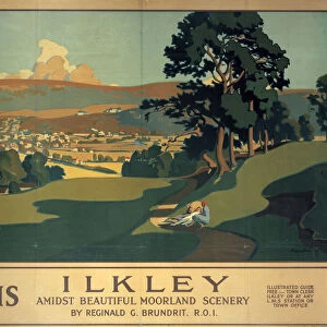 Ilkley, LMS poster, 1926
