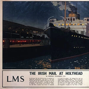The Irish Mail at Holyhead, c 1925