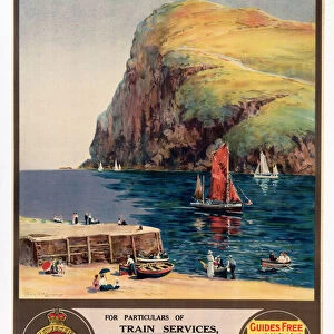Isle of Man, LNWR poster, c 1900