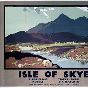 Isle of Skye, LNER poster, 1923-1947
