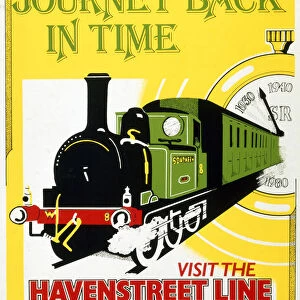 Journey Back in Time - Visit the Havenstreet Line, poster, 1990