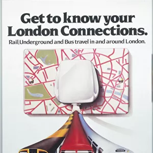 Get to Know your London Connections, BR poster, 1982