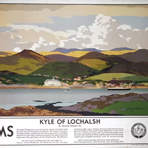 Kyle of Lochalsh, LMSR poster, 1930s