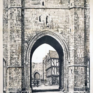 Lincoln - Exchequer Gate, BR (ER) poster, 1948-1965