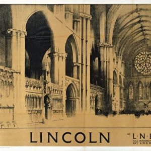 Lincoln, LNER poster, 1930