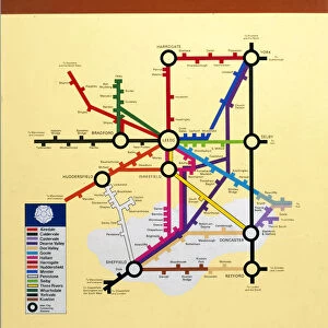 Linkline - South Yorkshire Rail Network, BR (E) poster, 1977