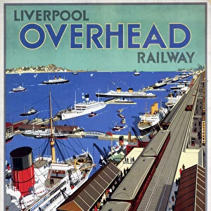 Liverpool Overhead Railway poster, 1923-1950