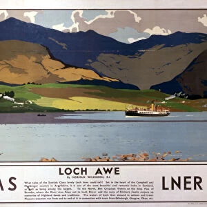 Loch Awe, LMS / LNER poster, 1923-1947