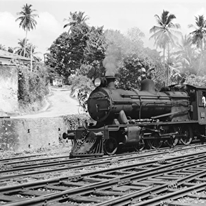 Locomotive in Sri Lanka, 1974